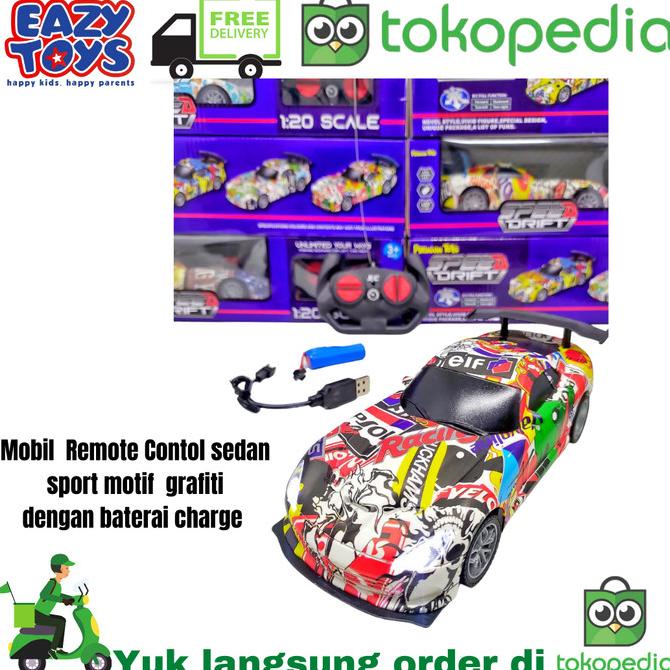 MOBIL REMOTE KONTROL SPEED DRIFT 1:20 / MAINAN RC REMOTE CONTROL SEDAN