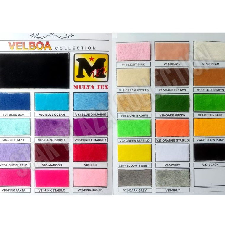 Cepaat6c6Bq Kain Velboa Meteran Murah / Bahan Boneka Halus Lembut Grade A (Sofa, Sarung Bantal, Tas,