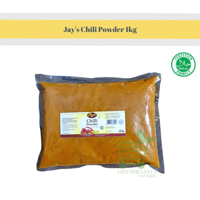

Jay's Chili Powder 1kg - Cabe Bubuk
