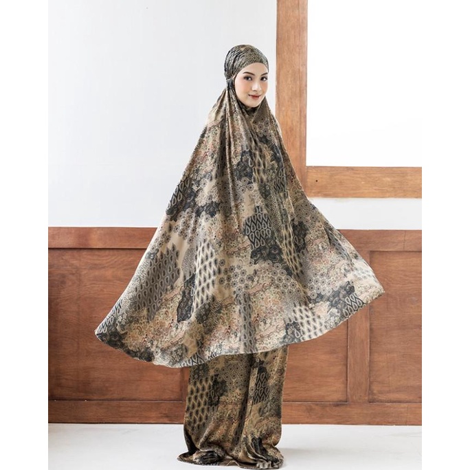 KHALISA PRAYER SET - MUKENA SILKY PREMIUM MOTIF