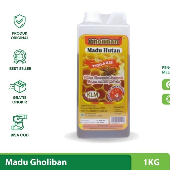 

MADU GHOLIBAN ORIGINAL / ASLI DARI KALIMANTAN - MADU MURNI UNTUK KESEHATAN ALAMI ORGANIK - 1 kg