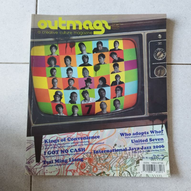 Majalah OUTMAGZ, artikel United Seven : the brandals, sore, pure Saturday, zeke and the Popo, c'mon 