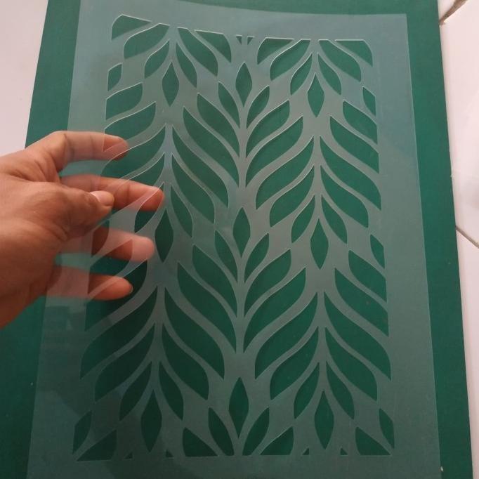 

[ORDER NOW] STENCIL DINDING MOTIF DAUN [LANGSUNG KIRIM]