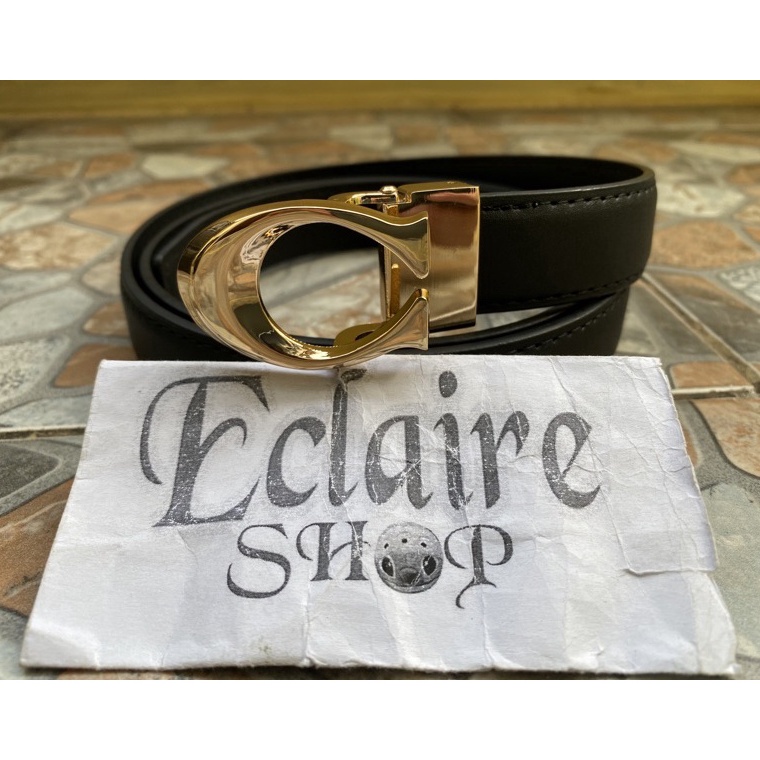 [❣/♪BFL) IKAT PINGGANG WANITA COACH 2.5CM BAN PINGGANG PEREMPUAN SABUK FASHION GESPER IMPORT BRANDED