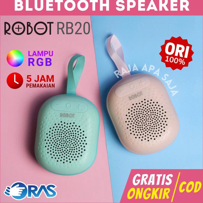 ] Speaker Bluetooth Robot RGB Music Box Salon Mini Wireless Portable