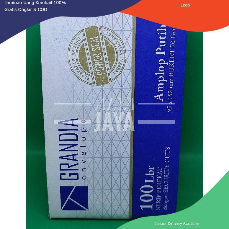 

Terbaru Amplop Putih Grandia 1 Dus Isi 100 Lembar
