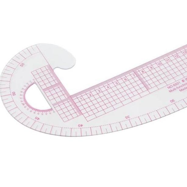 

Viral Penggaris Jahit/Menjahit - Penggaris Pola Baju Lengkung 58Cm - 6501