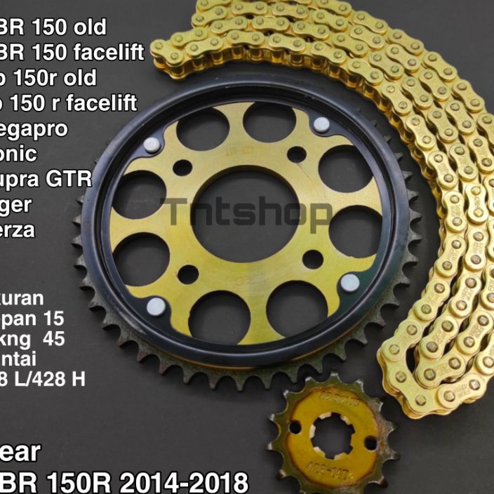 Star Seller Gear Set CBR 150R old CBR 150R Facelift Baja sepuh joss gear cb 150r old Gear cb 150r fa