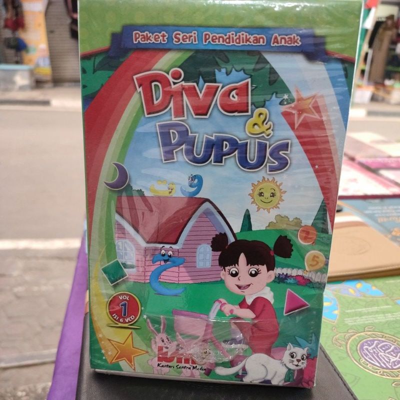 DISKON dvd pket original kartun diva dan pupus isi 6 dvd