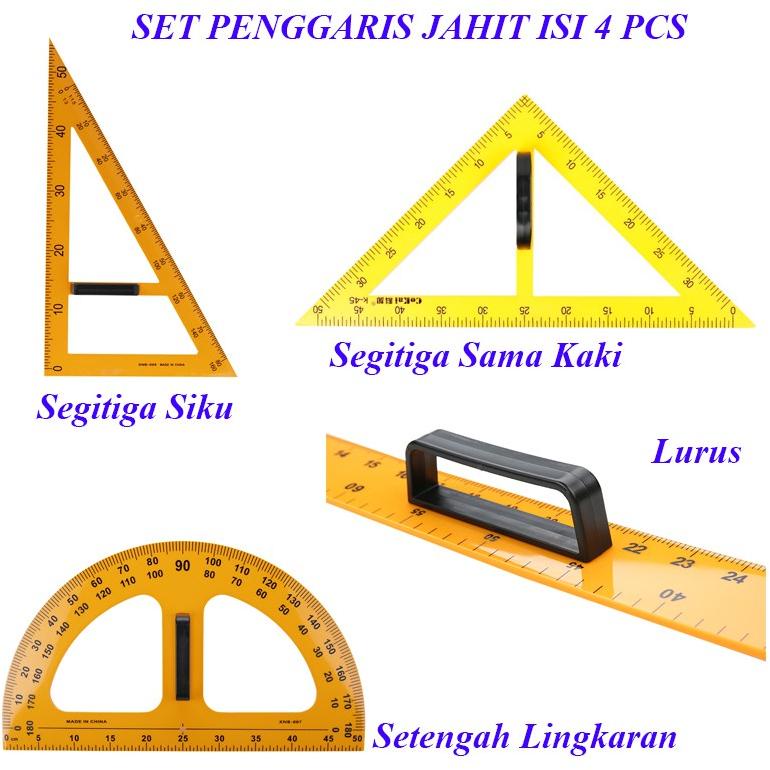 

Promo Freya Set Penggaris Jahit-Pola-Bahan-Kain-Badan Isi 4 Pcs