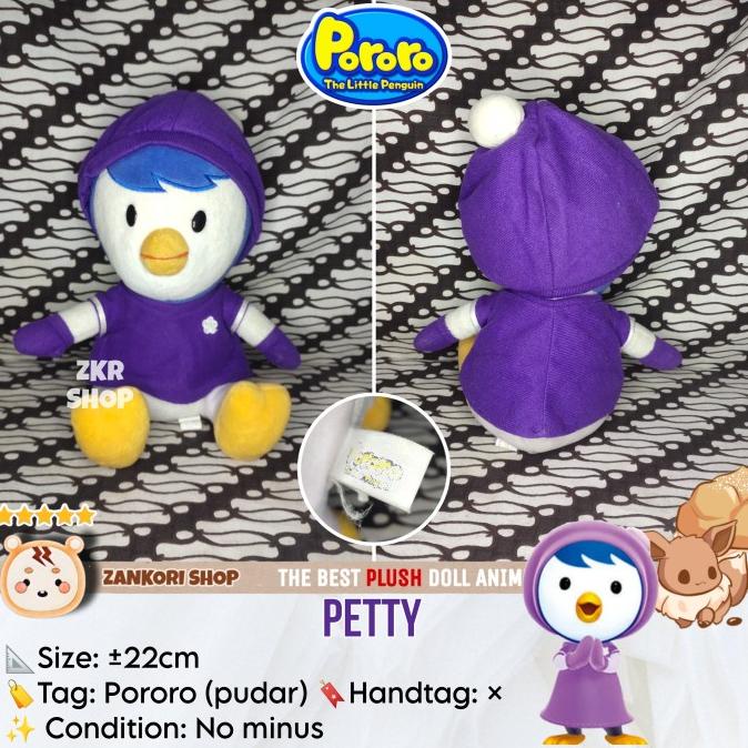 Boneka Pororo Original (Petty, Hari, Poby, Edi, Loopy, Crong)