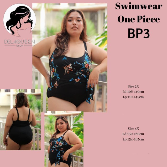 TERLARIS BIKINI BIG SIZE. BAJU RENANG JUMBO. BP3