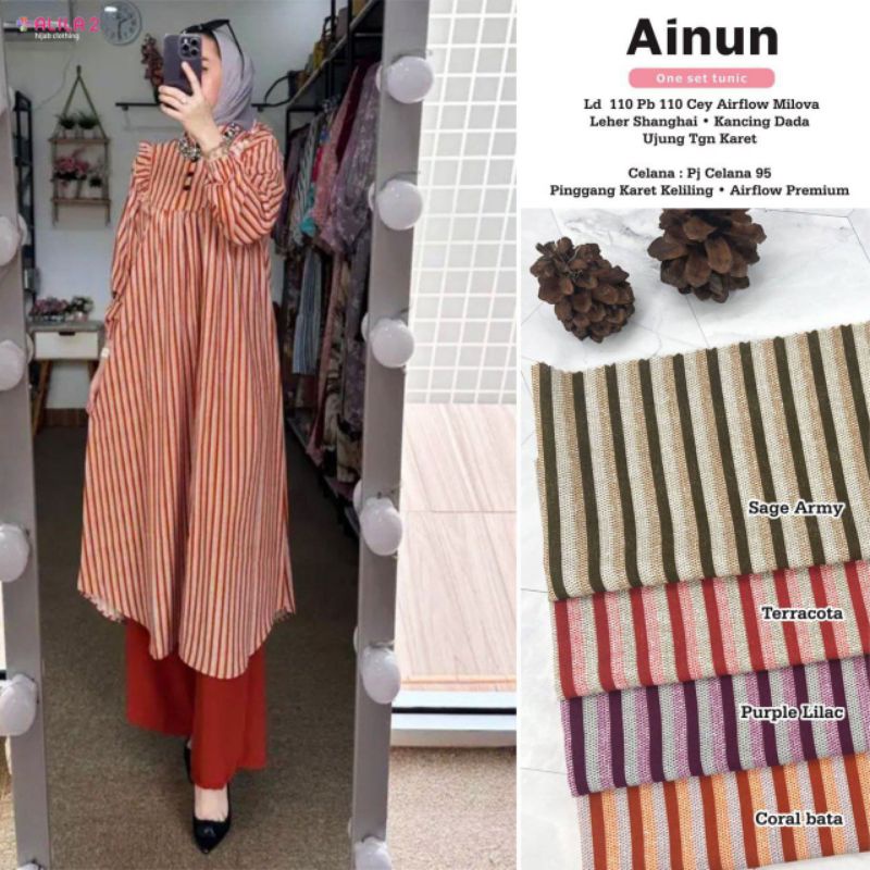 Ainun One set Tunik by Alila ori