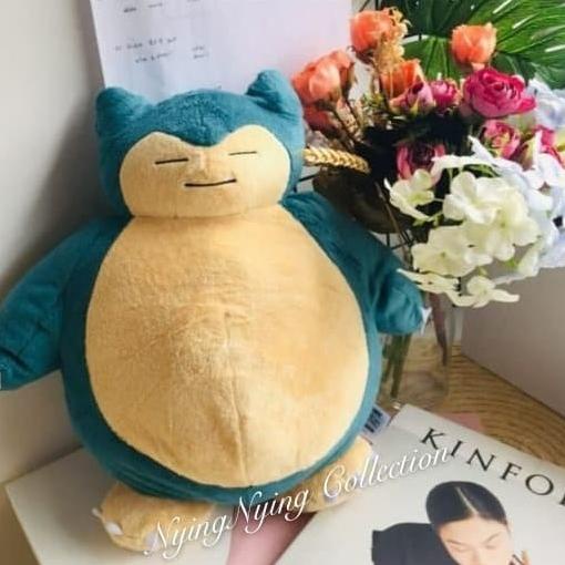 Boneka Snorlax Jumbo Takara Tomy Stuffed Plush pokemon Doll Original