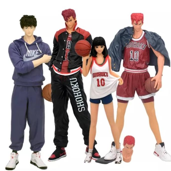 Action Figure Slamdunk Hanamichi Sakuragi Rukawa Haruko