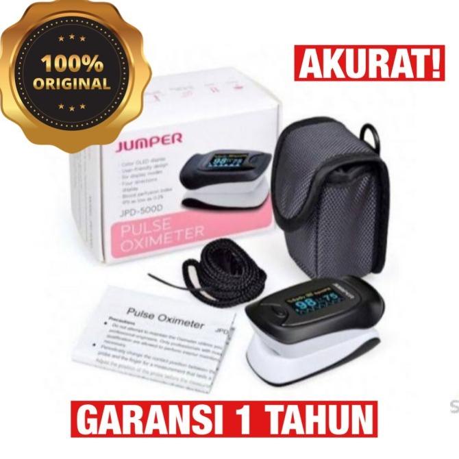 Promo Terbatas Oxymeter Jumper 500E Oximeter Spo2 Oxymeter Oled/ Bukithijaustore