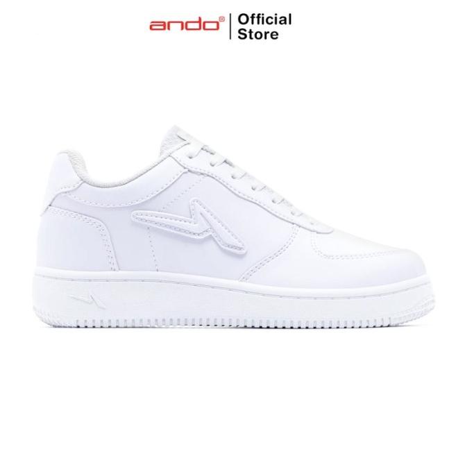 Ando Official Sepatu Sneakers Tricks Pria Dewasa - Putih
