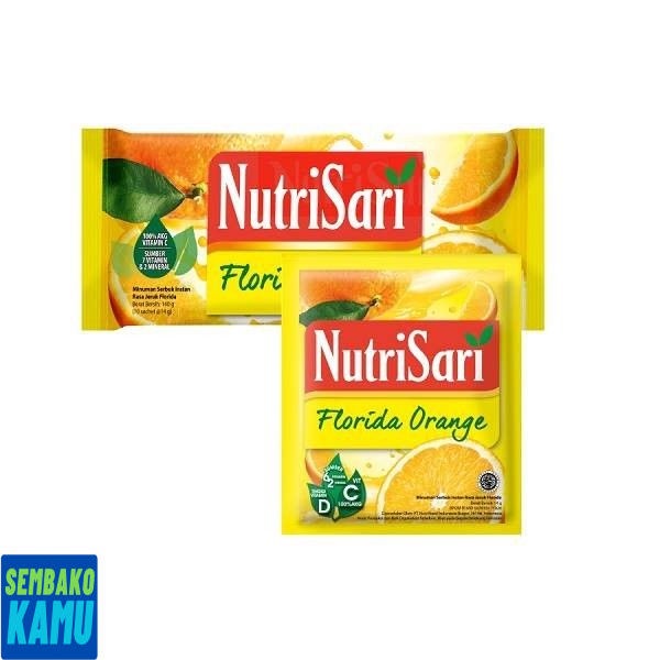 

Nutrisari Florida Orange 12 gr x 10 pcs