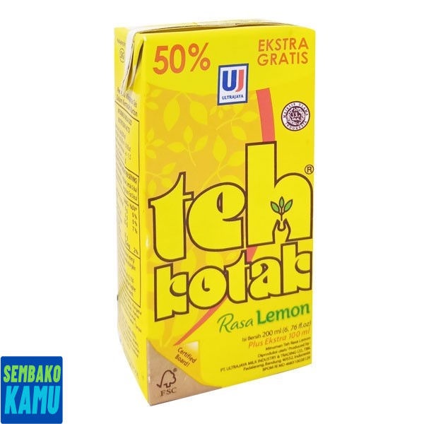 

Ultra Teh Kotak Lemon Tp 300 ml