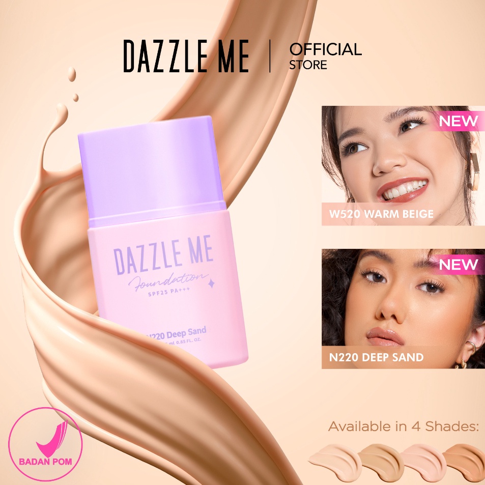 Big Sale [New Shades] DAZZLE ME Day by Day Foundation - Full Coverage Oil control Long Lasting Makeu