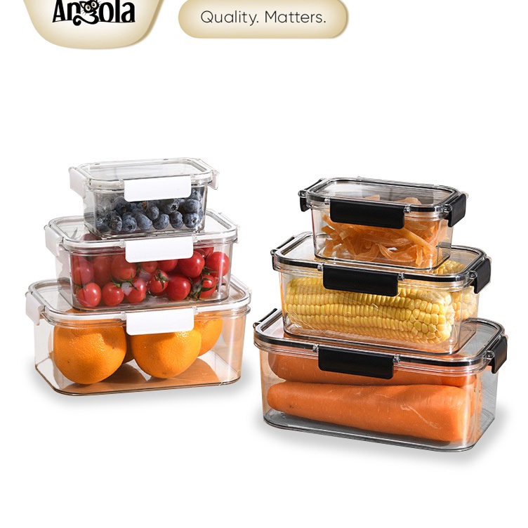 Terbarug5G0s Angola Kontainer Makanan Kulkas C60-C62 Food Storage Box Kotak Penyimpanan Makanan