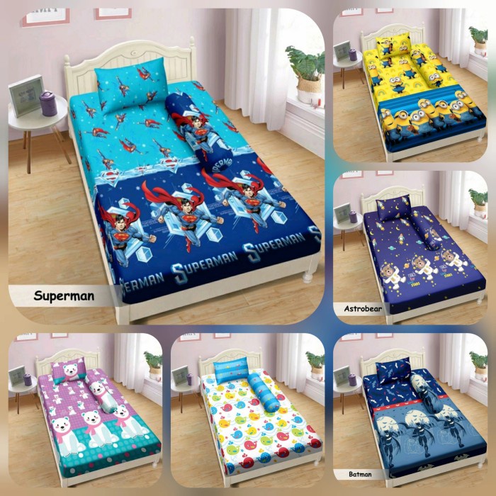 sprei single lady rose 120x200 karakter anak motif kasur no 3 size