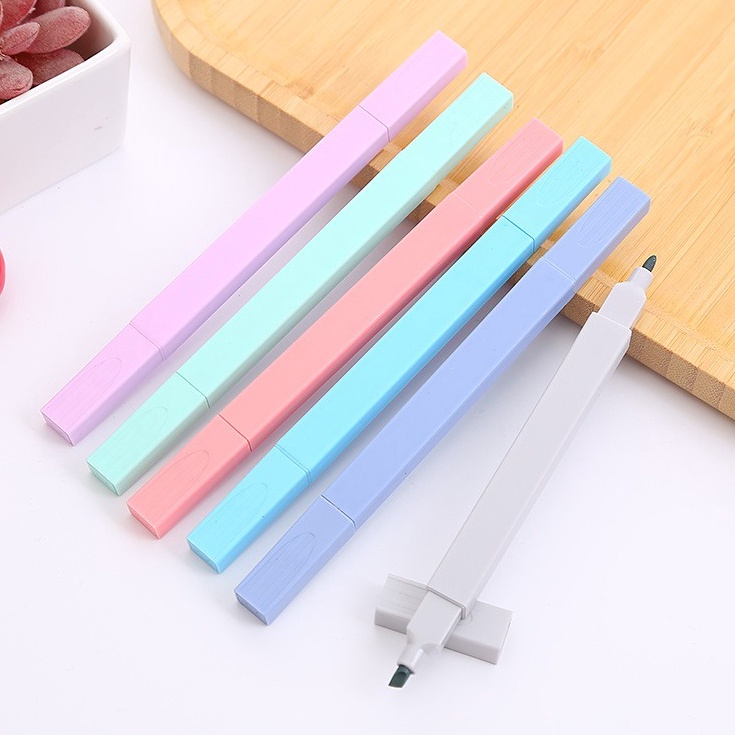 

xhpu -15 6 Warna Highlighter Highligh Stabilo Dua Arah GM-ST0091 Flash Buy