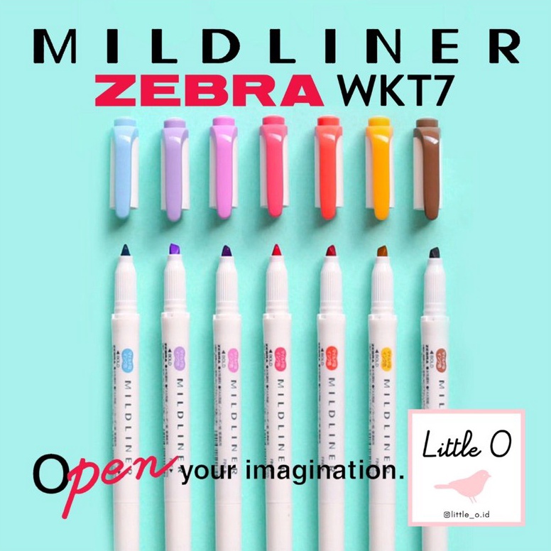 

Langsung Order Gan 100% ORI ZEBRA MILDLINER WKT-7 TWIN TIP HIGHLIGHTER / Mildliner pastel double highlighter Sale of Month