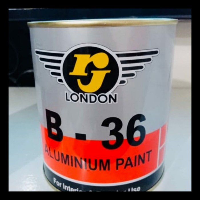 Terlaris Cat Aluminium / Cat Rj Silver / Aluminium Paint B-36 Silver Rj London