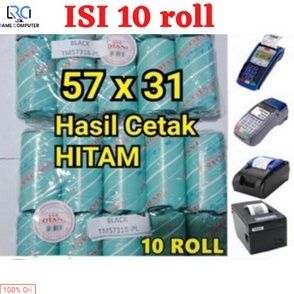 

Murah 10 ROLL OTANI KERTAS THERMAL 57MM X 31MM STRUK KASIR 57x31 / 57 x 31 68