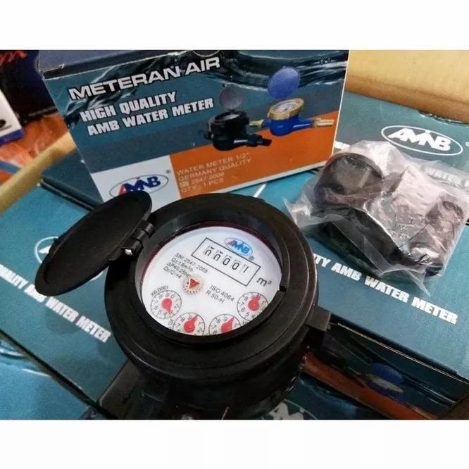 Original Meter Meteran Air Plastik Ukuran Liter