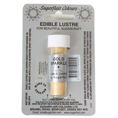 

$+$+$+$+] Sugarflair Edible Lustre Dust - Gold Sparkle