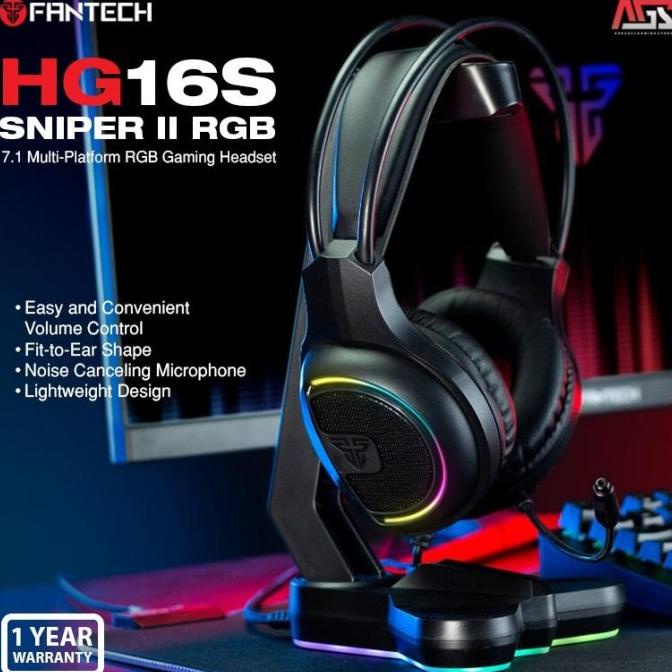 Fantech Hg16S Sniper Ii 7.1 Rgb - Gaming Headset Gismomola