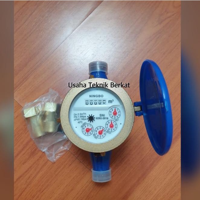 Meteran Air / Water Meter Ningbo 1/2" Inch