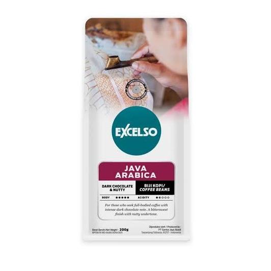 

Excelso JAVA ARABICA BIJI / BUBUK Kopi 200 gr