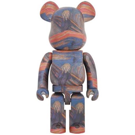 Bearbrick 1000% Edvard Munch Scream Be@rbrick