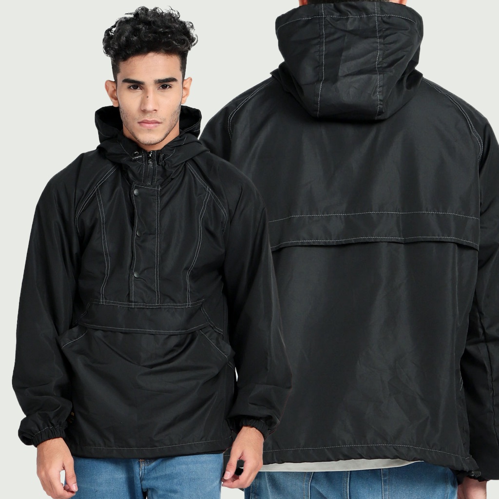 Guteninc - Jaket Parasut Romantic Crown Black Jacket