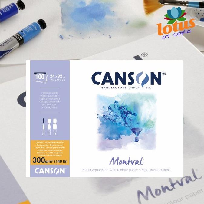

Canson Montval A4 300Gsm 12 Sheets - Watercolor Paper