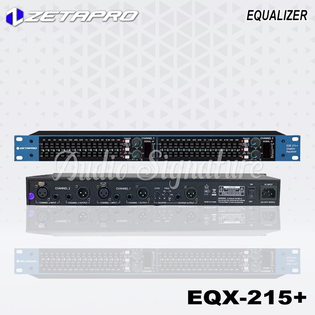 Equalizer Equaliser ZETAPRO EQX 215+ / EQX 215 + Original