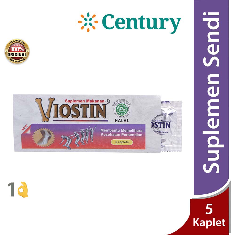 Viostin 5 Kaplet / Suplemen / Sendi / Suplemen Tulang / Suplemen Sendi / Sakit Sendi