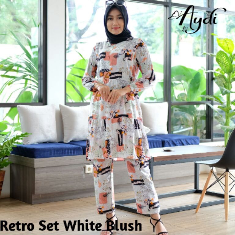 

FJ9571 One Set Lengan Panjang - Retro ➩Dijual