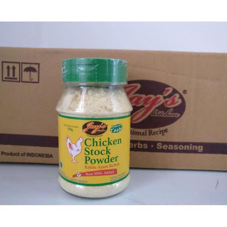 

Terkini Jay's Chicken Stock Non-MSG Kaldu Ayam Bubuk Jays Kitchen 150 gram Seller