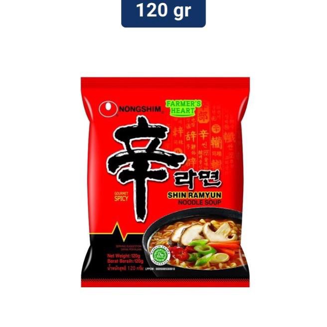 

Model Terkini Nongshim Shin Ramyun | Mie Instant Korea Halal 120 gram Diskon