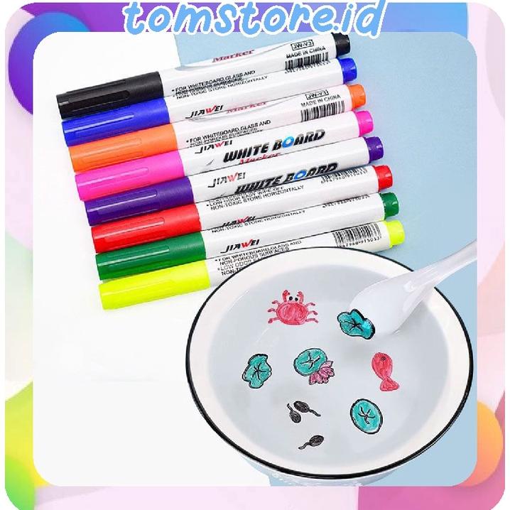 

Terlaris Tomstore.Id Spidol Ngapung Spidol 1 Set Isi 8 Pcs Papan Tulis Whiteboard Marker Floating Marker Spidol Apung Spidol Ajaib Magic Marker S023