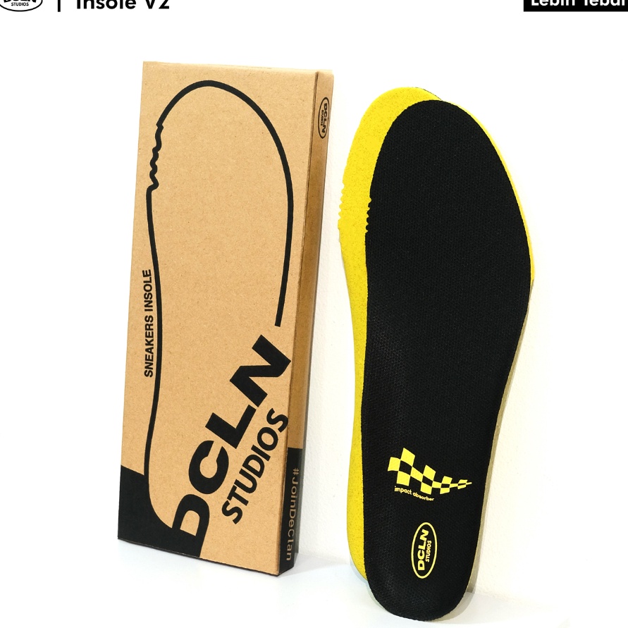 *Diskon* Declan Insole Memory Foam Sepatu