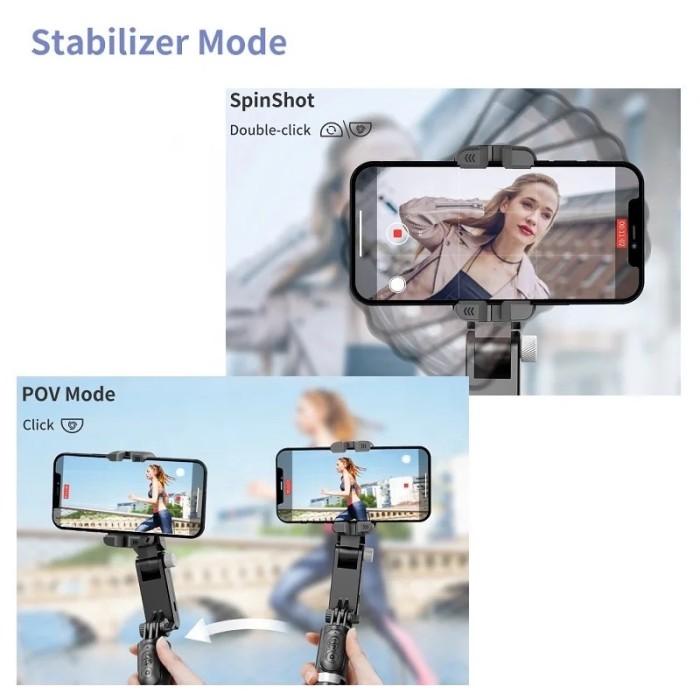 TERLARIS - ZOLA GIMBAL STABILIZER HANDPHONE GIMBAL HP SMART TRACKING TONGSIS HP