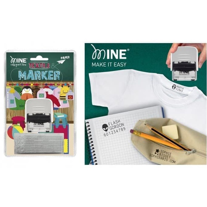 

Diskon Mine Stamp - Textile Marker Compact (STAMPEL) pencetak label nama/ stample DCY