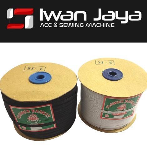 :::::::] [Flower Basket] Karet Elastik Elastis SJ-6 (Ukuran 5 Mm) - Roll