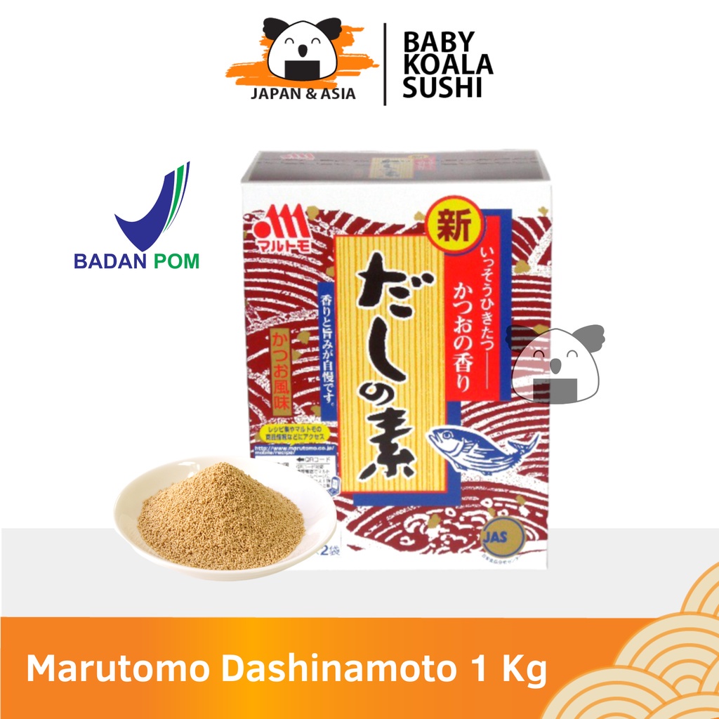 

Marutomo Dashinomoto Hondashi 1 Kg Dashi Kaldu Ikan Katsuobushi Kuah Ramen