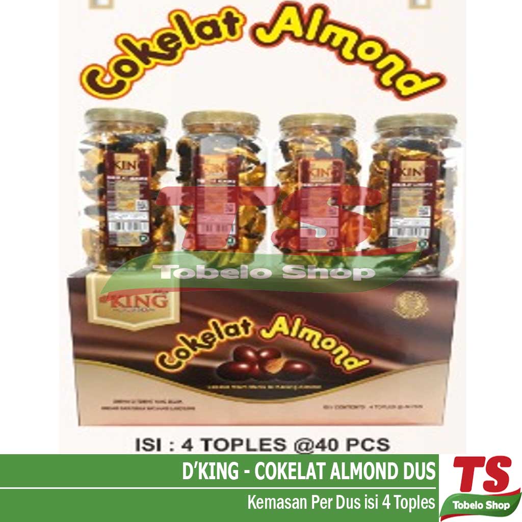 

D'King Cokelat Almond (Dus) / Coklat Almond / Bonibol Almond / Dking Coklat Almond / Cokelat Almond